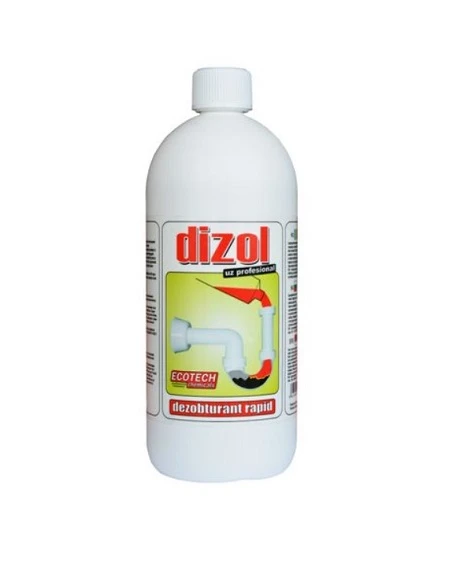 Solutie profesionala desfundat tevi Dizol 1.5L